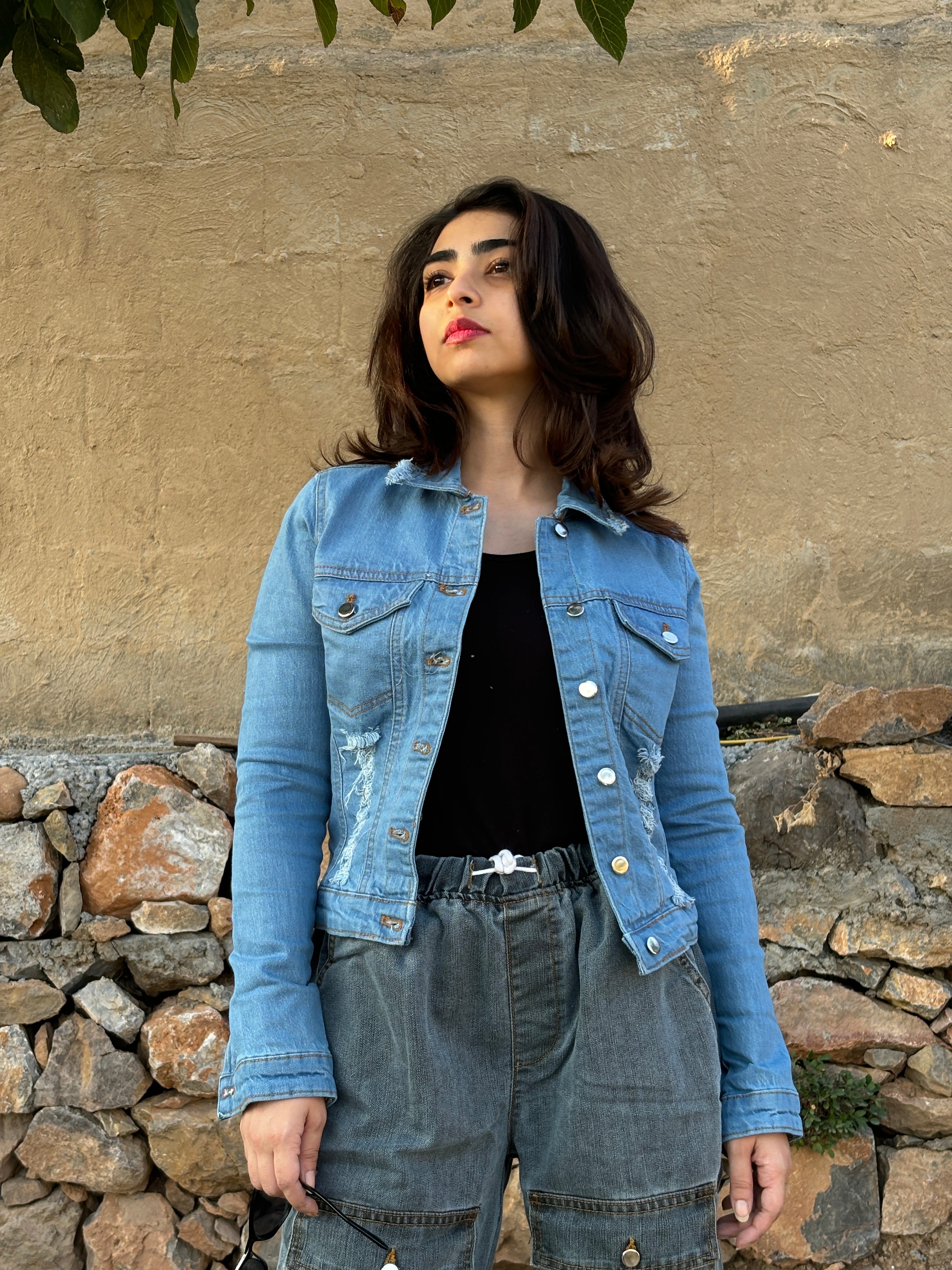 Plain Distressed (Ripped) Jacket – G&Z Apparel