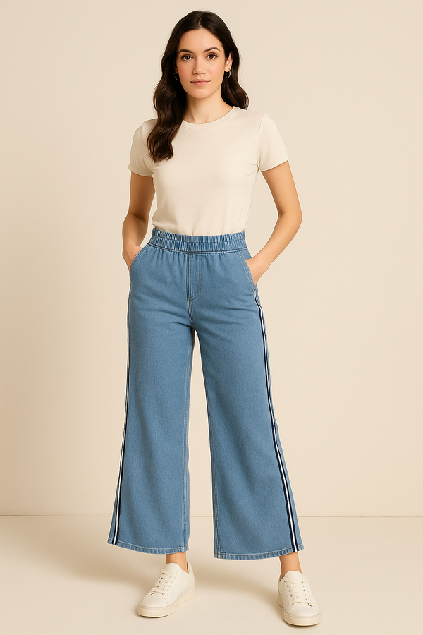 SleekLine Wide-Leg Jeggings