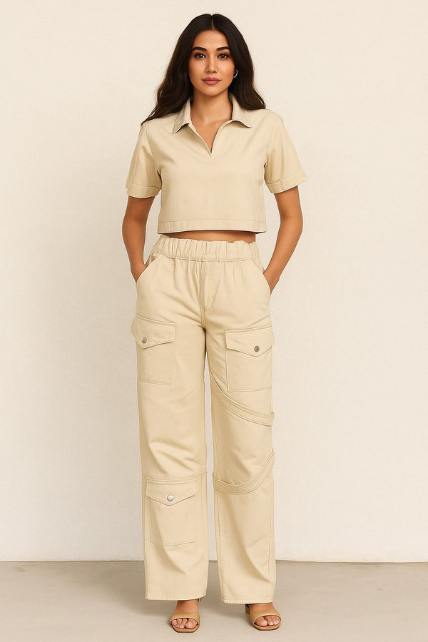 Sahara Edge Denim Cargos