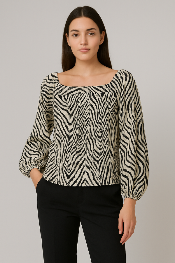 Urban Wild Zebra Printed Top