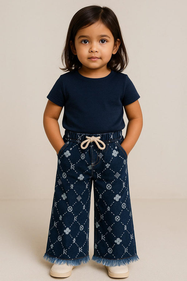Mini Luxe Monogram Jeans