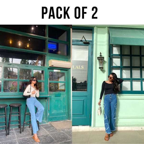 Pack of 2 Heartbeat & Coastline Jeans