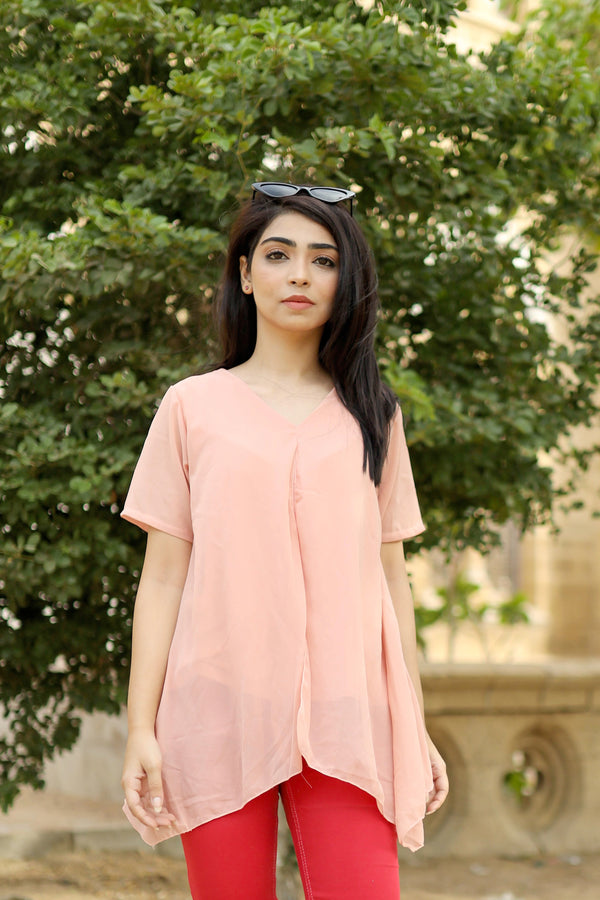 Plain Open Front Top